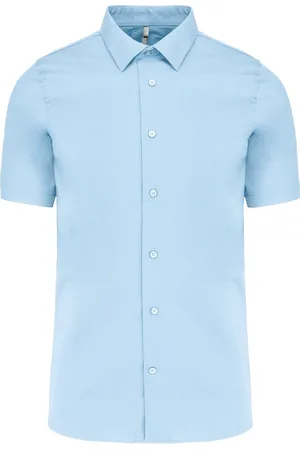 Kariban Heren stretch overhemd korte mouwen K531 - - XL