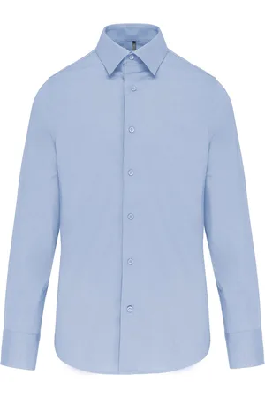 Kariban Heren stretch overhemd lange mouwen K529 - - 3XL