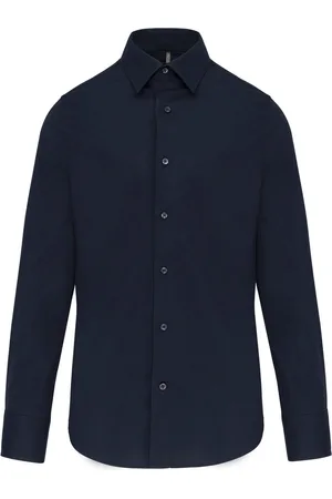 Kariban Heren stretch overhemd lange mouwen K529 - - 3XL