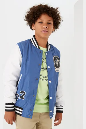 Garcia Jongens Jas Blauw Long mouw