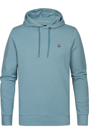 Petrol Industries Heren Comfortabele Hoodie Driftwood - Blauw