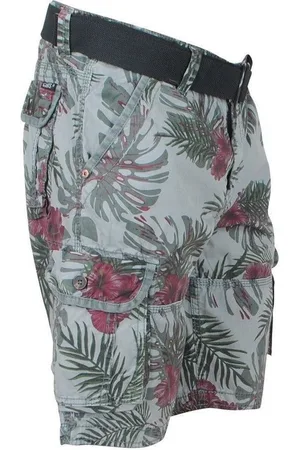 Cars Heren Bermuda met Gratis Riem - Tropical - Marcker