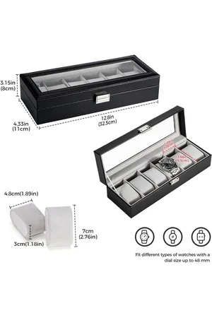 Merkloos Horlogedoos \ horloge opbergbox | kijkdoos | horlogedoos | Horlogekist - watch box jewelry box