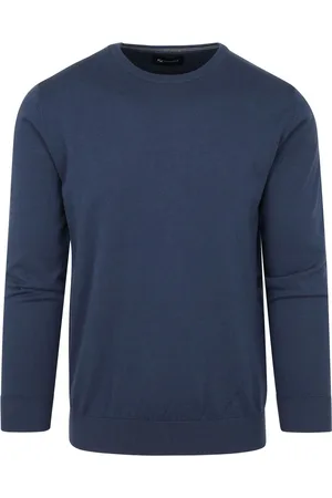 Suitable Oini Pullover O-Hals Donkerblauw