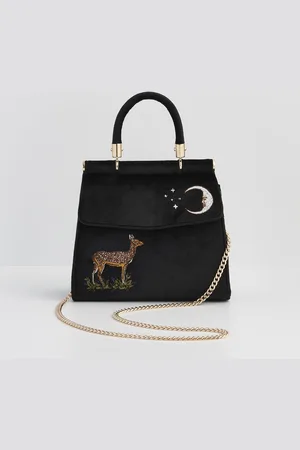 Fable England - Tote - Tas - Handtas - - One size - Deer & Moon Embroidered