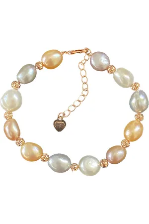 Lazy Cat Parel Armband - Zoetwaterparels - Armband Dames - Barok