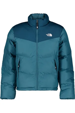 The North Face Gewatteerde heren winterjas blauw
