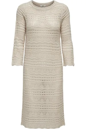 JDY SUN LAY 3/4 BOAT NECK DRESS KNT NOOS - Dames - Maxi jurken