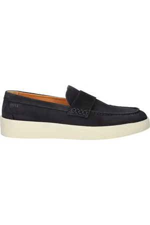 HUGO BOSS Clay heren loafer - Donkerblauw