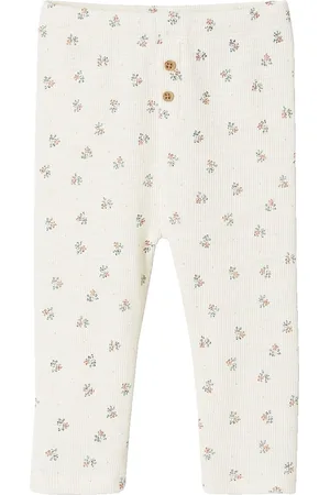 Vertbaudet Effen geribbelde legging voor baby