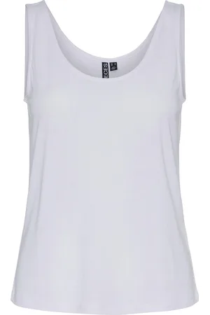 Pieces® Top Pckamala Tank Top Noos Bc 17100687 Bright White Dames