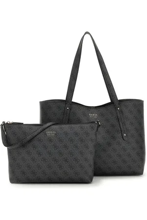 Guess Shopper Brenton Tote Donkergrijs