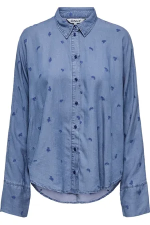 ONLY ONLNEW GRACE CHARIS LIFE LS SHIRT CC WVN - Dames - Blouses
