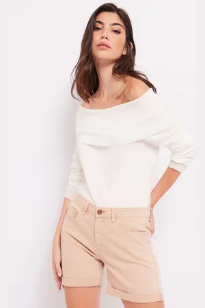Gaudi Rib knit jumper 411BD53003 Pink