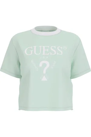 Guess Dames T-shirt V5GI18I3Z14/A83N Filanta Crop Tee