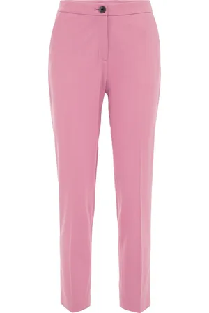 WE Fashion Dames slim fit pantalon met stretch