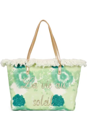 Inès Delaure Strandtas/shopper/weekendtas - la vie au soleil - met ritssluiting