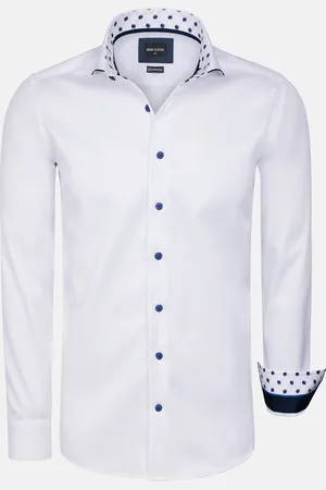 Wam Denim Overhemd Lange Mouw Lance Solid