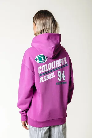 Colourful rebel Rugby Clean Hoodie- XL