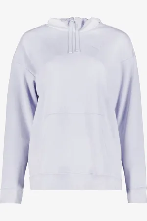 PUMA Essentials Logo dames hoodie lichtpaars