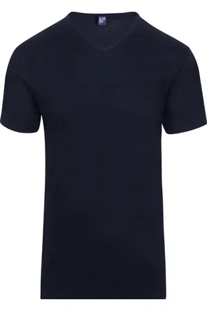 Alan Red Vermont T-shirts V-Hals Navy (2Pack)