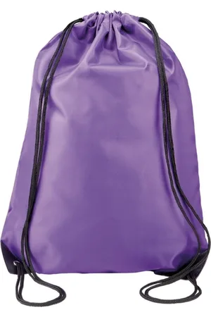 Kimood Rugzak/Gymtas/Sporttas/Zwemtas met draagkoordjes KI0104, 34x 44 cm, 13 L, kleur /Lila