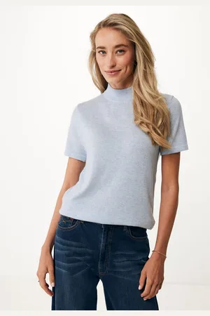 Mexx Trui Korte Mouw Blauw Dames