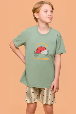 Woody Jongens-Heren Pyjama - maat XL