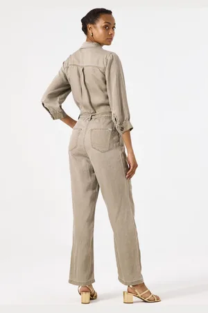 Garcia Dames Jumpsuit Groen Long mouw