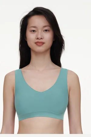 Chantelle Bralette top met vulling - Soft Stretch - Padded top - Bralette / BH Top naadloos dames - Rood - zwart - Beige - M
