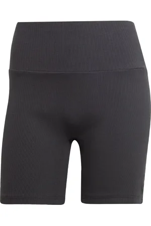 adidas Sportswear Lounge Ribbed High-Waist Fietsshort - Dames - - XL