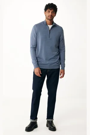 Mexx Trui Gebreid James Blauw Heren