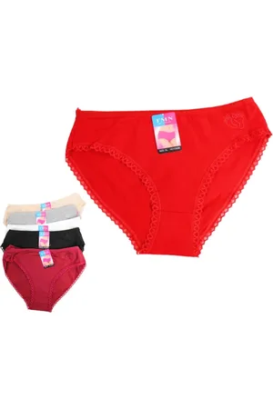 Merkloos Slips - 8-Pack - 8 Zachte katoenen damesslips