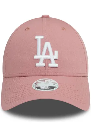 New Era LA Dodgers Womens League Essential Dark Pink 9FORTY Adjustable Cap
