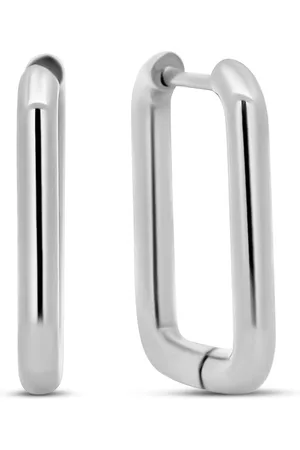 CO88 8CE-70576 - Stalen Oorringen - Oorbellen - Ovaal - 16x20mm