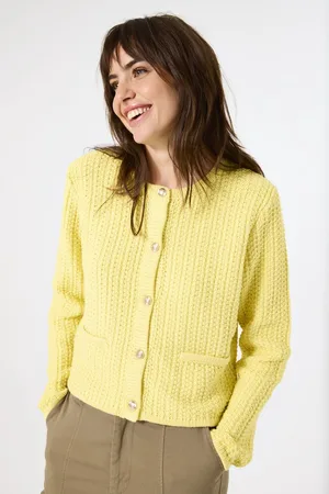 Garcia Dames Vest Geel Long mouw