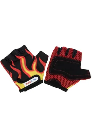 Kiddimoto Flame - Handschoenen - Kinderen - Vingerloos - Rood