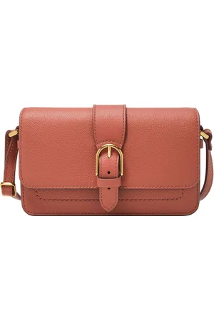 Fossil Schoudertas Zoey Crossbody Bag Terracotta