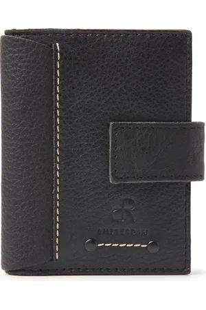 dR Amsterdam Pasjeshouder mannen | Pasjeshouder uitschuifbaar | Pasjeshouder vrouwen | Pasjes houder | Pasjeshouder leer | Pasjeshouder met drukknop | RFID | Cadeau voor mannen | Tampa - 93692 Black