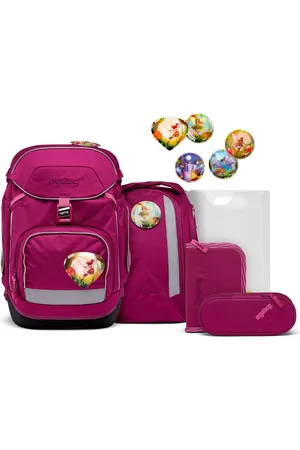 Ergobag Schooltas Eco Hero-Edition Pack-Set 6-delig (rood)paars