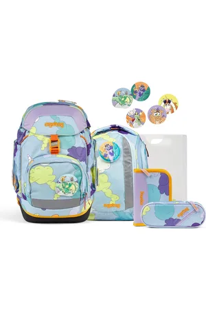 Ergobag Schooltas Comic Adventure Edition Pack-Set 6-delig Lichtblauw