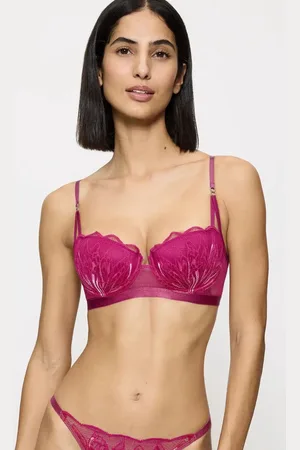 Triumph Triump BH Crazy Stupid Love WHP - Beugel bh voorgevormde balconette bh met kant - Sexy lingerie dames - 75C