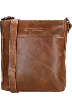 Hide & Stitches Porto Crossbody Schoudertas - - 100% Leer