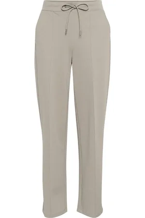 Kaffe Broek Kajenny Straight Pants 10508621 170205 Elephant Skin Dames