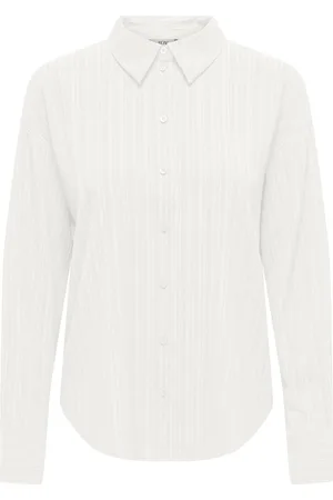 JDY Jacqueline de Yong Blouse gigi L/s Shirt Wvn 15341230 Cloud Dancer Dames