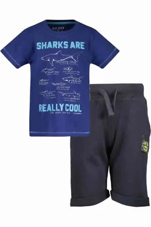 Blue Seven Kledingset - Set(2delig) - Korte Broek - Short - met shirt Blauw