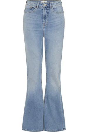 Ichi Jeans Ihtwiggy Flared High Waist 20122437 200343 Light Blue Dames