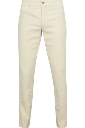 Suitable Chino broek Plato Corduroy Off White