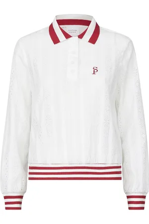 SisterS point T-shirt Eina Polo 18456 Cream/red Dames