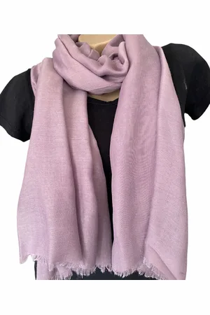 Merkloos Lange Dunne Sjaal - Effen - Unisex - - 180 x 87 cm